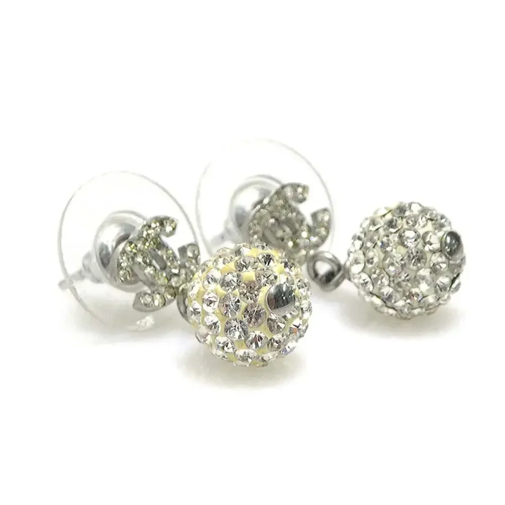 Chanel Rhinestone Earrings Metal And #246981C64B